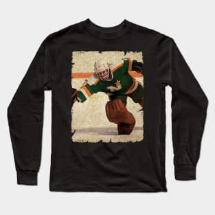 Roland Melanson, 1985 in Minnesota North Stars (4.18 GAA) Long Sleeve T-Shirt